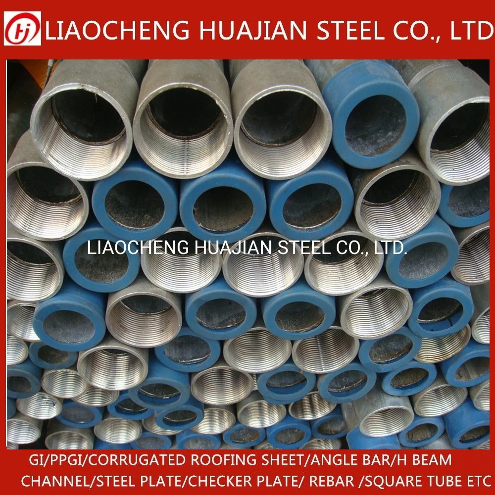 Pipe Factory High Quality Q235 ASTM A53 A500 S235jr Ss400 Thread Hot DIP Galvanized Seamless Welded Mild Steel Pipe