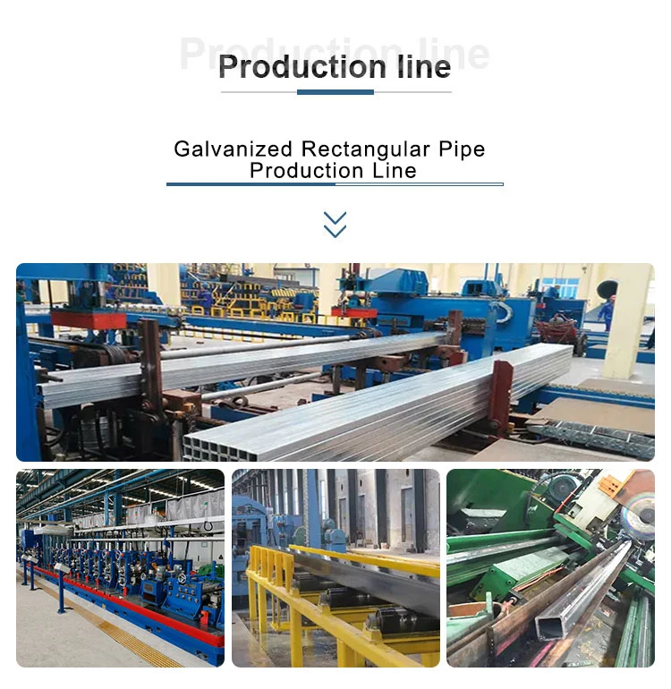 Galvanized Square Tube/Galvanized Rectangular Tube/Pipe Structure Building Tube for Construction/House Decoratioin Square Pipe Factory Low Price Tube