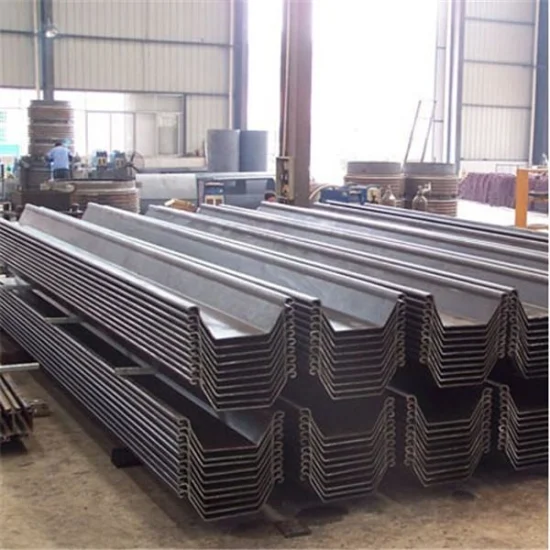 Sy295 Sy390 Type 2 Type3 Steel Sheet Pile 400*100*10.5mm*48.0kg/M Steel Profile U Shape/Z Shape Sheet Pile Sheet Pile with Manufacture Price