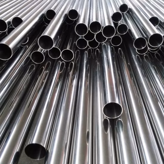 Round Stainless Steel Pipe ASTM A270 A554 SS304 316L 316 310S 440 1.4301 321 904L 201 Square Pipe Inox Ss Seamless Tube