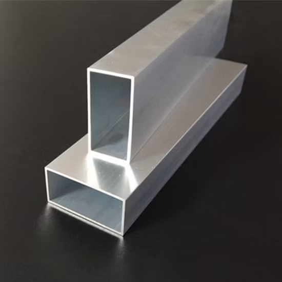 1050 Industry Extruded Square/Round 6061 Hollow Tube 20X20 Anodized Telescopic Rofile Aluminum Alloy Square Tube for Cube System