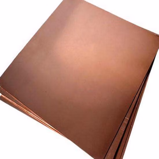 Hot Selling T1 T2 T3 Charger Copper Plate Red Copper Sheets Customized for Construction Cathode 99.9% Copper Plate